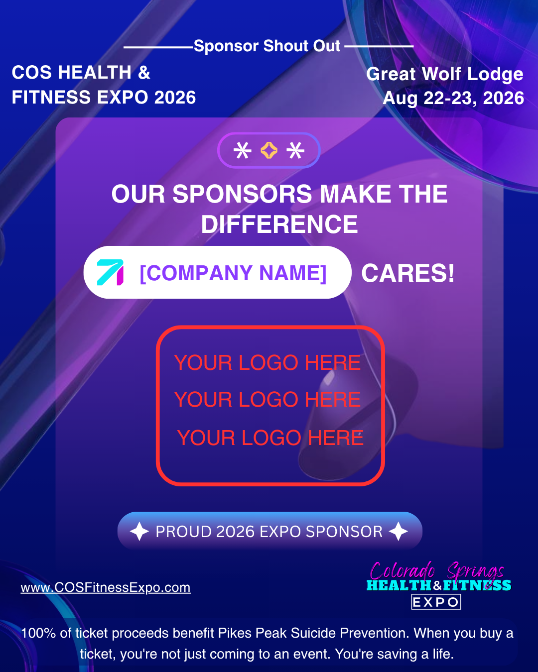 Sponsor Shout Out Template 3 preview